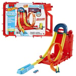 Hot Wheels Coffret Construction Circuit Petite Voiture Cascades Bidon D’Essen...