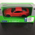 WELLY NEX 2015 FORD MUSTANG GT Red 1:60-1:64 Scale Diecast Model Car New (HSH9 )