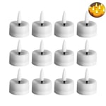 12 kpl Mini Flameless Led Tealight Kynttilä Holiday Häät Joulu Kodinsisustus