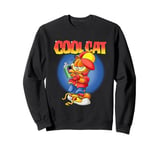 Garfield Cool Cat Retro Graffiti Artist Sweatshirt