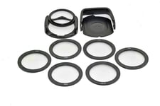 49mm Kood A Size Bright Light 6 Filter Kit Star & Diffraction Filters + Holder