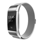 Milanese Loop Armband Fitbit Charge 2 Silver