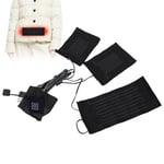 USB Electric Heating Pads Cloth Warming Heated Clothes Vest Jacket Pads Heat TOU