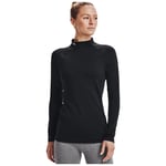 Ladies Base Layer Top Under Armour Long Sleeve ColdGear Compression Mock Neck