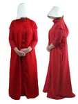 Handmaids June Offred Robes Snood & Angel Hood TV Series Fancy Dress Costume