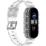 Smart klockarmband för Xiaomi Mi Band 7/6/5, transparent silikonklockarmband, ersättningsarmband handledsband för Xiaomi Clear