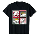 Youth Gloomy Bear Naughty Grizzly Pity Striped Squares Anime Kids T-Shirt