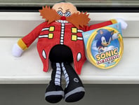 SONIC THE HEDGEHOG DR. EGGMAN ROBOTNIK 8" INCH PLUSH TOY JAKKS PACIFIC *BNWT*