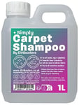 Dirtbusters Simply Carpet Cleaner Shampoo Solution, Powerful 3-In-1 Carpet Cleaner Solution To Clean All Soiling & Neutralise Odour, Urine & Stains, Wool Safe (1L)