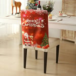 Jul Xmas Bankett Stol cover Santa Party Matsal Seat A1 one size A1 one size