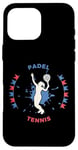 Coque pour iPhone 16 Pro Max Padel Tennis Femme