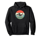 Retro Silhouette Tow Truck Wrecker For Tow Truck Driver Pullover Hoodie