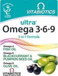 Vitabiotics Ultra Omega 3-6-9 Nutritional Supplements Capsules from Fish Oil Oli