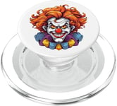 Costume de clown maléfique effrayant effrayant pour Halloween PopSockets PopGrip pour MagSafe