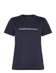 W Ground Tee Navy Peak Performance