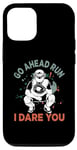 iPhone 12/12 Pro Baseball Catcher Youth Quote Go Ahead Run I Dare You Case