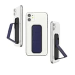 CLCKR Phone Grip et Support Extensible, Support Universel pour Téléphone avec Plusieurs Angles de Vision pour iPhone 15/14/13, Samsung S23, Téléphones, Tablettes et Plus, Blue Lisse