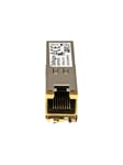 StarTech.com RJ45-kuparinen SFP-lähetin-vastaanotinmoduuli - yhteensopiva Juniper EX-SFP-1GE-T:n kanssa - 100 metriä - SFP (mini-GBIC) lähetinvastaanotinmoduuli - Gigabit Ethernet