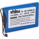 Batterie compatible avec Garmin Camper 760 lmt-d gps, appareil de navigation (1500mAh, 3,7V, Li-ion) - Vhbw