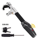 Turnart Steering Wheel Lock, Spoke Lock, 120dB Alarm Model, Fits Spokes up to 7cm, Includes 2 Keys and a Screwdriver, Black/Silver, 1 Unit