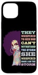 iPhone 15 Plus I Am The Storm Afro American Pride Black History Month Case