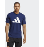 Adidas Adidas Train Essentials Feelready Logo Training Tee Urheilu DKBLUE/WHITE