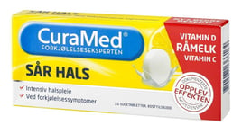 Curamed Sår Hals Sugetabletter 20stk