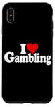 Coque pour iPhone XS Max I LOVE HEART GAMBLING CASINOS PARIS TRADING LAS VEGAS