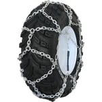 Paire de chaine à neige pour pneumatique - Grizzlar style net - Dimensions : 16x6 - 50-8, 16x6 - 50-8AS