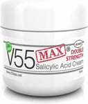 V55 MAX Double Strength Salicylic Acid Skin Cleansing Cream with Tea Tree Oil...