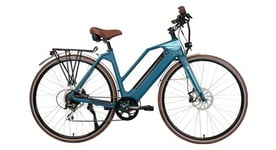 Velo electrique vadrouilleur 21 1   full carbone   autonomie 100km   bleu