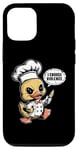 Coque pour iPhone 12/12 Pro Chef Cook Duck – Dictons humoristiques mignons graphiques sarcastiques humoristiques