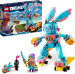 LEGO DREAMZzz Izzie and Bunchu the Bunny Set, Buildable Toy Rabbit Figure with 2