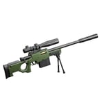 Ny Amw/98k Gevär Sniper Rifle Mjuk Kulgevär Skal Ejektor Blaster Leksak Set Army green