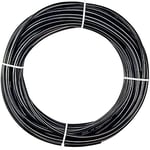 ERGAOBOY Black 10M Polyurethane PU Air Hose Pipe Tube Kit,4mm OD x 2.5mm ID Without Fittings