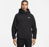 Nike Sportswear Essentials + Fleece Pullover Hoodie Sz M Black DD5013 010