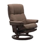 Stressless Mayfair M power fåtölj läder brun