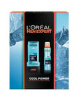 L'Oreal Paris Men Expert LOreal Paris Men Expert Cool Power Gift Set for Him, Refreshing Face & Body Hygiene Duo, Gift Set for Men, One Colour, Men