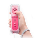 Manette wiimote avec housse rose compatible avec Nintendo WII WII mini WII U