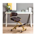 Ergonomic Kneeling Chair,Posture Correction Chair Knee Chair - Stool to Kneel for a Better Posture - Large Home Office or Desk Chair Knee Protector - Robust and Comfortable Orthope