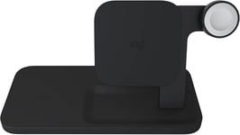 Logitech Powered Wireless dock station for iPhone iWatch and AirPods Graphite UK