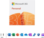 Microsoft Office 365 Personal  1 Device 1 Year PC/Mac 2024 Physical Sent by Post