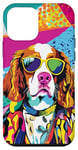 Coque pour iPhone 12 mini Pop Art PopArt Épagneul Springer gallois