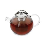 La Cafetière Darjeeling Loose Leaf Glass Teapot with Stainless Steel Infuser, 1 Litre