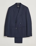 BOSS BLACK Huge Wool Double Breasted Suit Navy