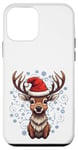 iPhone 12 mini Cute Reindeer Christmas X-Mas Santa 02 Case