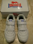 Lonsdale Trainers Fulham Gallop White Blue Shoes Size UK 8 Eur 42 US 9 Womens