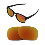 NEW POLARIZED REPLACEMENT FIRE RED LENS FOR OAKLEY LATCH ALPHA SUNGLASSES