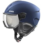 uvex Instinct Visor Casque de Ski Adulte Unisexe, Navy Mat, 53-56 cm