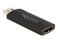 Delock - Videofångstadapter - Usb 2.0 - Svart